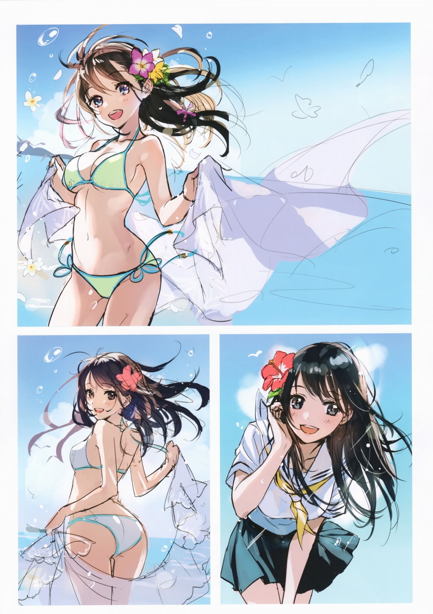 (C94) [CANVAS (森倉円)] Hello Summer (Various) [P8]